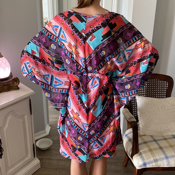 Nicole By Nicole Miller Aztec Print Dress - Picture 3 of 10